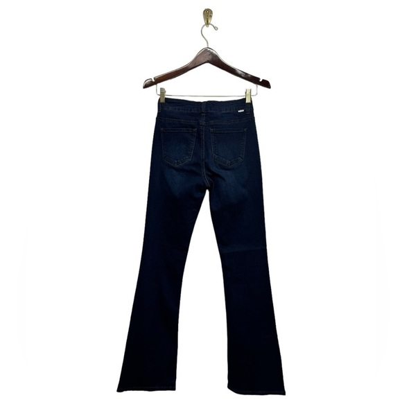 ENJEAN High Rise Classic & Distressed Bootcut Jeans Dark 26 - Picture 9 of 12